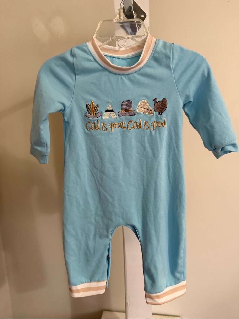 God is Great, God is Good Thanksgiving Romper